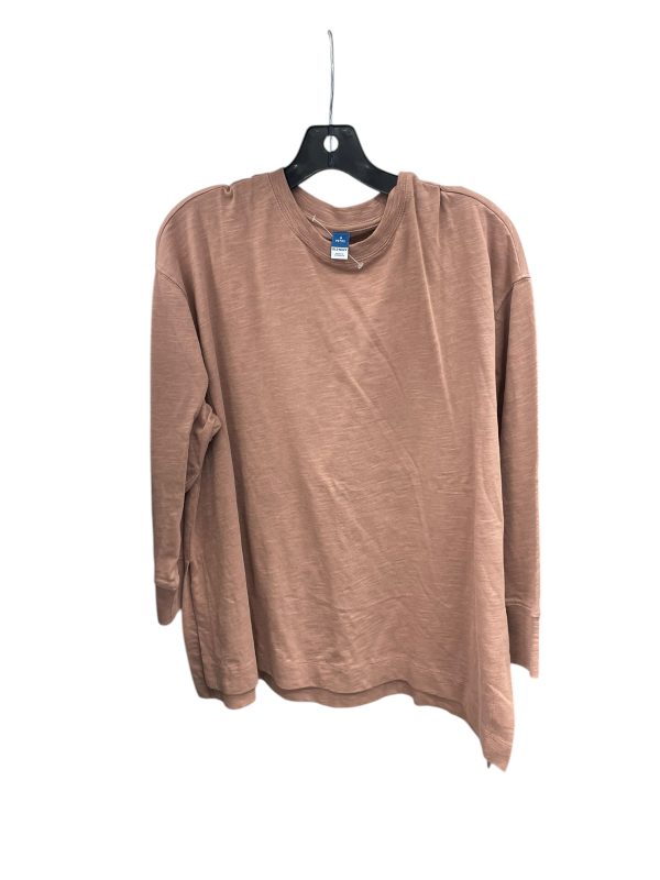 Top Long Sleeve By Old Navy In Brown, Size: M For Sale