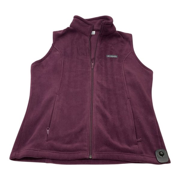 Vest Fleece By Columbia In Purple, Size: L on Sale