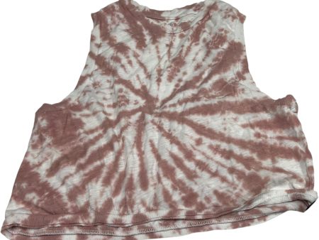 Athletic Tank Top By Free People In Pink & White, Size: S Online now