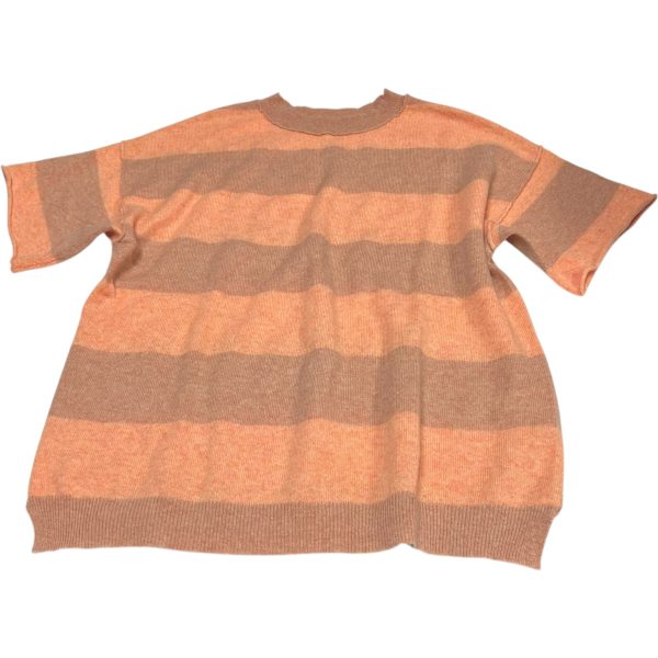 Top Short Sleeve By Free People In Orange, Size: Xs For Cheap