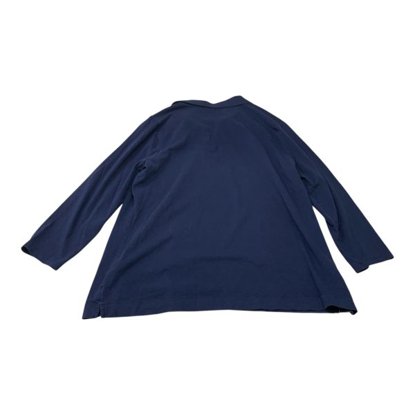 Top Long Sleeve By Kim Rogers In Navy, Size: Xl Hot on Sale