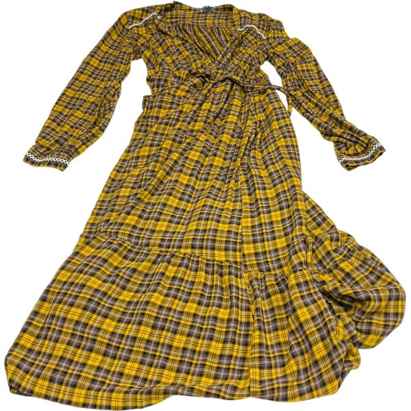 Dress Casual Maxi By Anthropologie In Yellow, Size: L Online