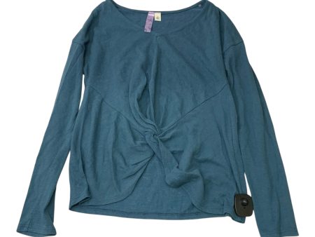 Top Long Sleeve By Alya In Blue, Size: S Discount