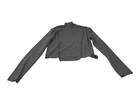 Top Long Sleeve By Kittenish In Grey, Size: S For Sale