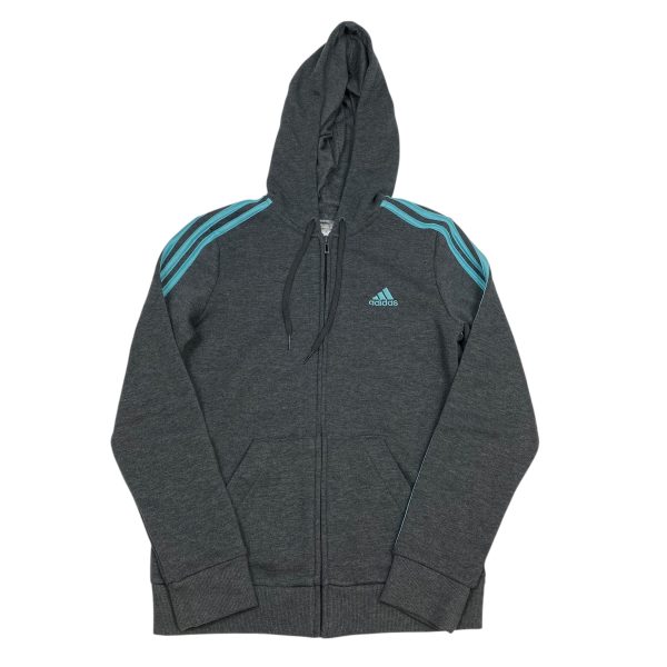 Athletic Jacket By Adidas In Grey, Size: S Online Sale