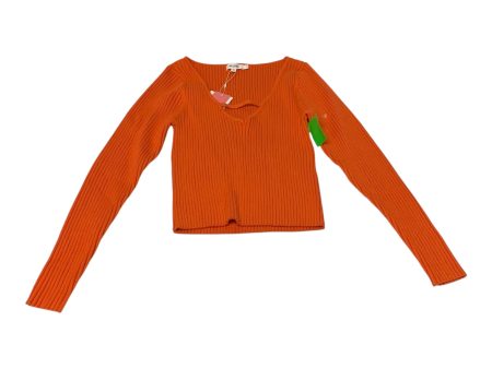 Top Long Sleeve By The Frolic In Orange, Size: L For Cheap