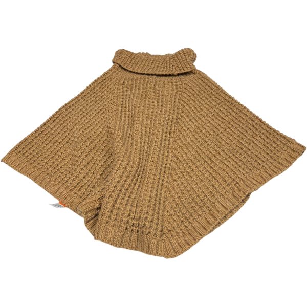 Poncho By Clothes Mentor In Brown, Size: 3x For Discount