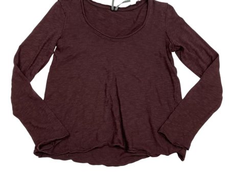 Top Long Sleeve By Anthropologie In Brown, Size: Xs Online now