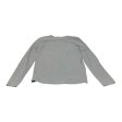 Top Long Sleeve By Next Level In Grey, Size: S For Cheap