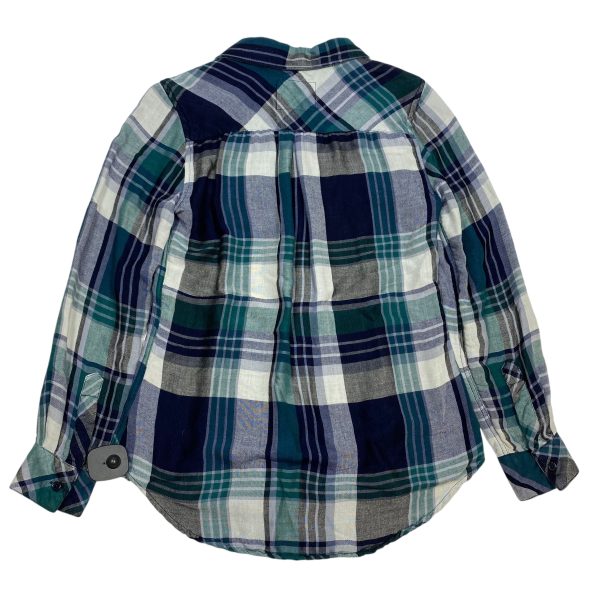 Top Long Sleeve By Rails In Blue & Green, Size: Xs Online now