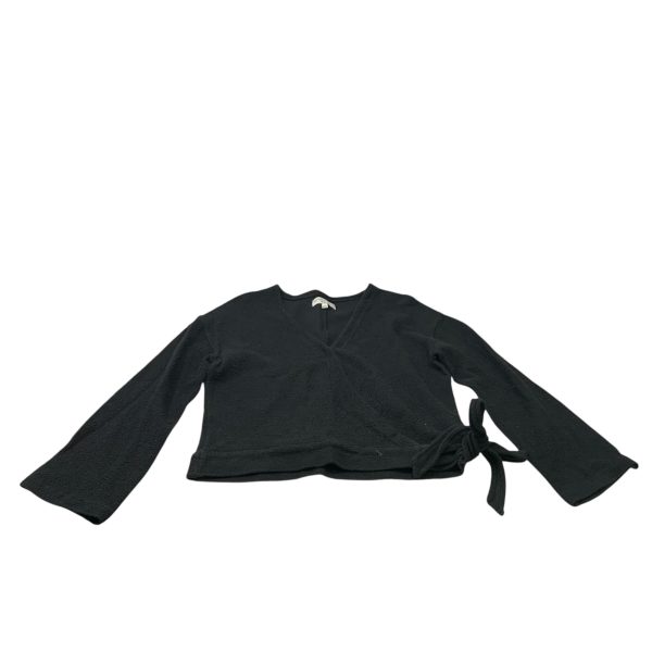 Top Long Sleeve By Madewell In Black, Size: S For Cheap