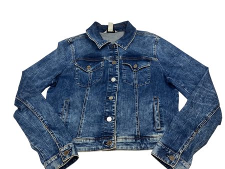 Jacket Denim By White House Black Market In Blue Denim, Size: L Cheap