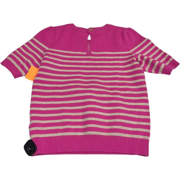 Top Short Sleeve By Maeve In Striped Pattern, Size: S Online