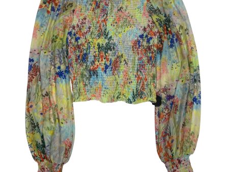 Top Long Sleeve By Anthropologie In Multi-colored, Size: M Discount