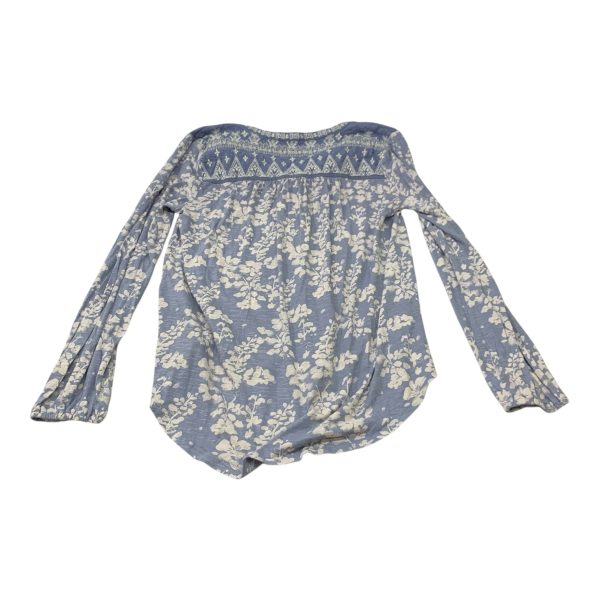 Top Long Sleeve By Lucky Brand In Blue, Size: M Online Hot Sale