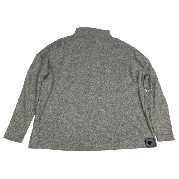 Top Long Sleeve By Loft In Grey, Size: S For Discount