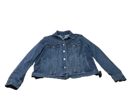 Jacket Denim By Gap In Blue Denim, Size: L on Sale