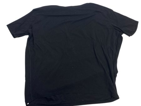 Athletic Top Short Sleeve By Lululemon In Black, Size: S Sale