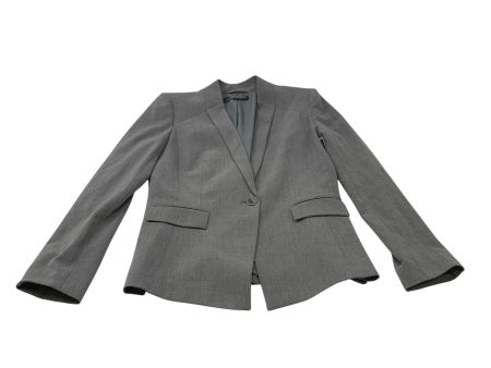 Blazer By Tahari By Arthur Levine In Grey, Size: 6 Online Hot Sale