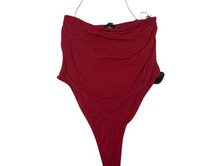 Bodysuit By Clothes Mentor In Red, Size: L Supply