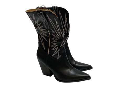 Boots Western By Oasis Society In Black, Size: 8.5 Sale