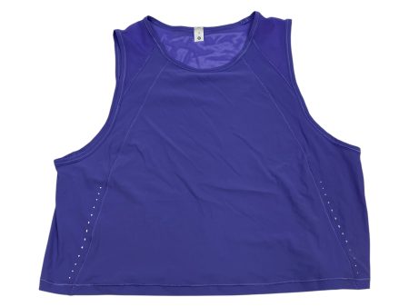 Athletic Tank Top By Lululemon In Purple, Size: M Hot on Sale