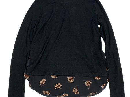 Top Long Sleeve By Loft In Black, Size: S Online Sale