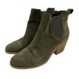 Boots Ankle Heels By Toms In Green, Size: 11 For Discount