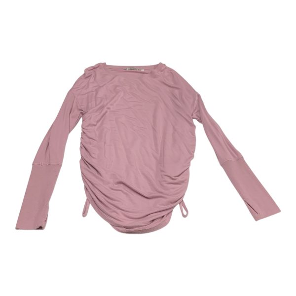 Athletic Top Long Sleeve Crewneck By Athleta In Pink, Size: M For Cheap