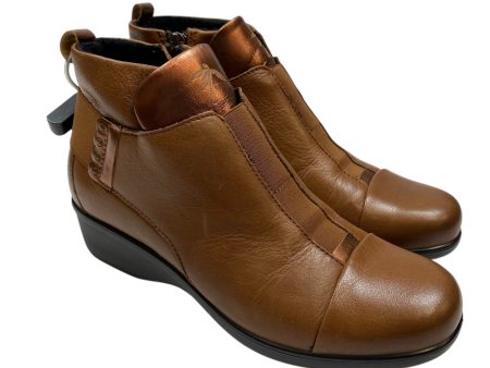 Boots Ankle Flats By Dromedaris In Brown, Size: 6.5 Online Sale