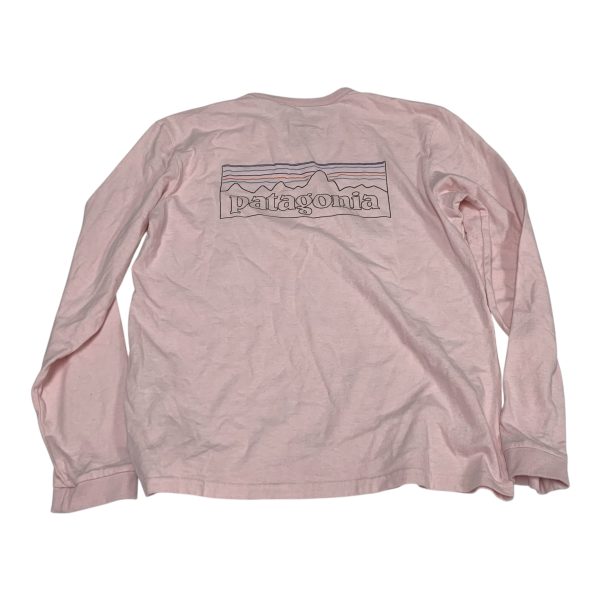 Top Long Sleeve By Patagonia In Pink, Size: M Supply