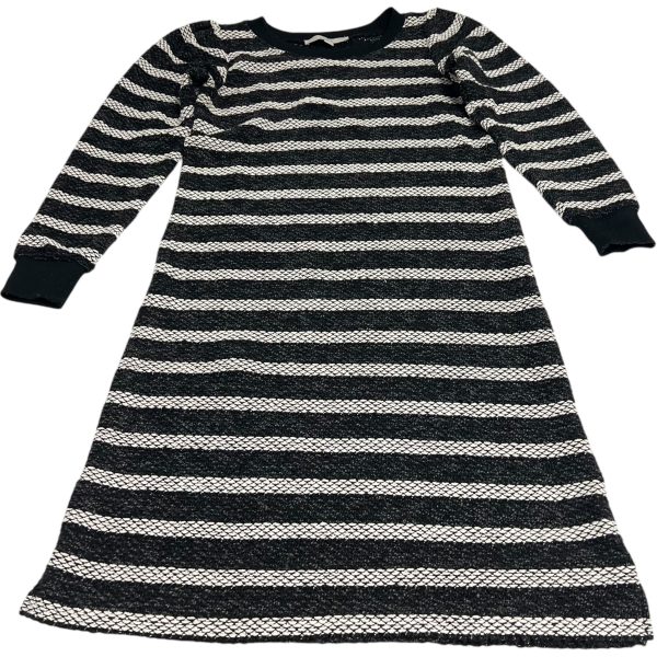 Dress Casual Midi By Loft In Black & White, Size: S For Cheap