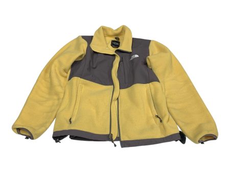 Athletic Jacket By The North Face In Grey & Yellow, Size: M Discount