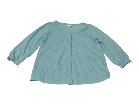 Top Long Sleeve By J. Jill In Blue, Size: Xsp For Discount