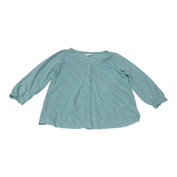 Top Long Sleeve By J. Jill In Blue, Size: Xsp For Discount