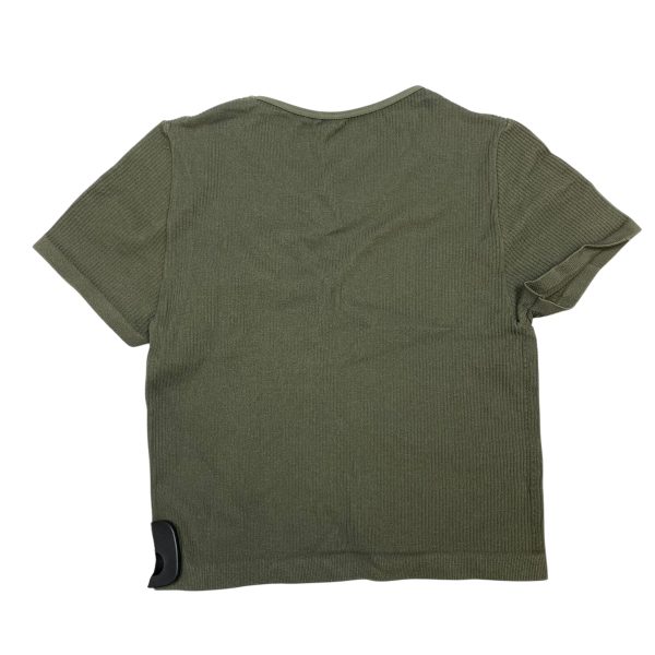 Top Short Sleeve Basic By Urban Outfitters In Green, Size: M Sale