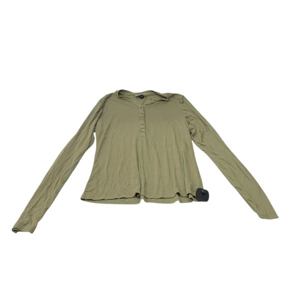 Top Long Sleeve By Universal Thread In Green, Size: M Online Sale