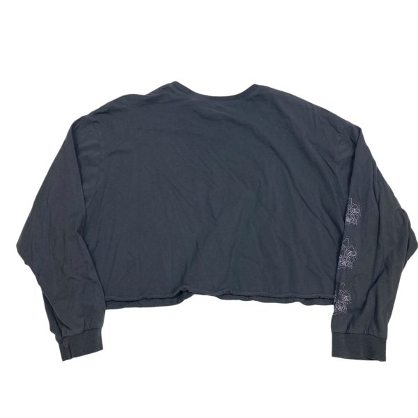 Top Long Sleeve By Grayson Threads In Grey, Size: L For Discount