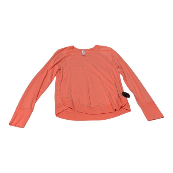 Athletic Top Long Sleeve Crewneck By Athleta In Orange, Size: S Online