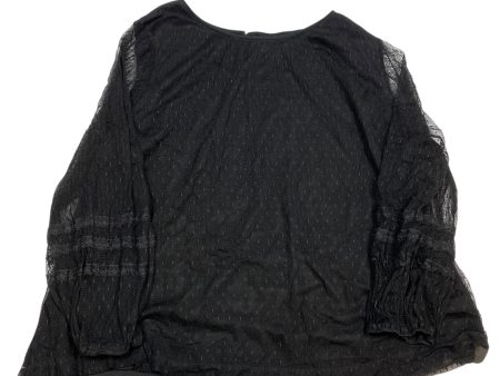 Top Long Sleeve By Ava & Viv In Black, Size: 4x For Cheap