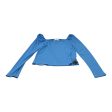 Top Long Sleeve By H&m In Blue, Size: M For Cheap