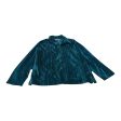 Top Long Sleeve By Aparenza In Teal, Size: Xl Cheap