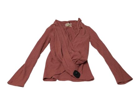 Top Long Sleeve By Anthropologie In Pink, Size: L Hot on Sale