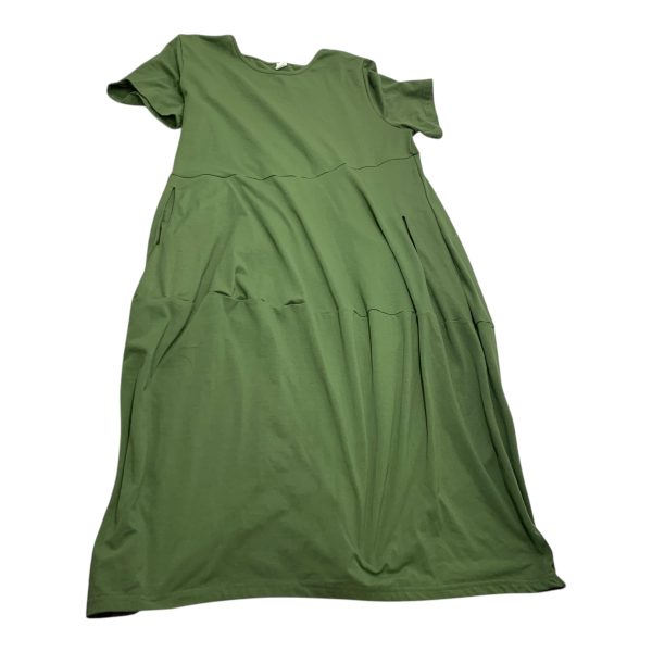 Dress Casual Midi By Anra Bees In Green, Size: L Cheap