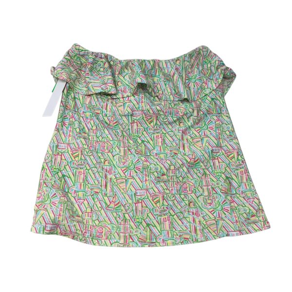 Top Sleeveless Designer By Lilly Pulitzer In Green & Pink, Size: M Supply