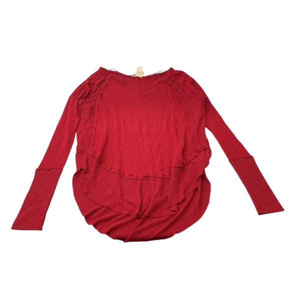 Tunic Long Sleeve By We The Free In Red, Size: Xs For Discount