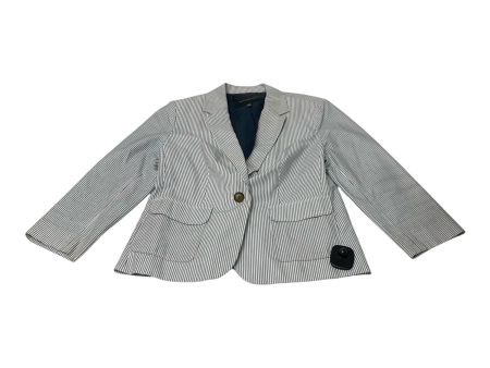 Blazer By Banana Republic In Striped Pattern, Size: Petite   S Fashion