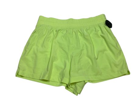 Athletic Shorts By Athleta In Yellow, Size: M Fashion