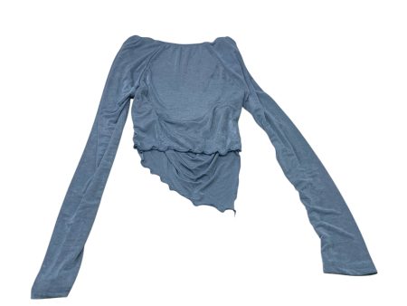 Top Long Sleeve By Shein In Blue, Size: M Online