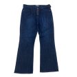 Jeans Cropped By Loft In Blue Denim, Size: 8 Online now